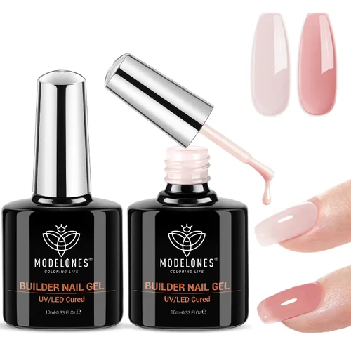 Miniatura 22 de Modelones - Capa superior y capa base de esmalte de gel de 15 ml, 0.5 fl oz, juego de actualización súper brillante, sin ácido, sin necesidad