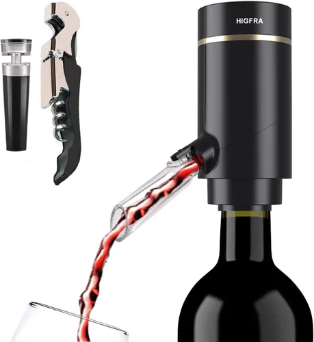 Aireador eléctrico de vino, bomba dispensadora de vino, vertedor automático de vino, decantador de vino instantáneo, oxigenador de vino de un toque