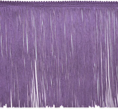 Miniatura 7 de Trims by The Yard Borde de flecos de cadeneta de 6 pulgadas, poliéster, decorativo, versátil para C rosa rubor (corte de 5 yardas)