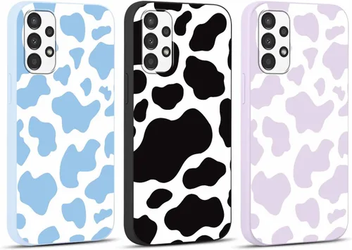 Miniatura 78 de 2 Pack Funda con lindo estampado de chita para Samsung Galaxy S22 Ultra 5G de 6.8", Fundas con patrón de leopardo de lujo, diseño de silicona suave