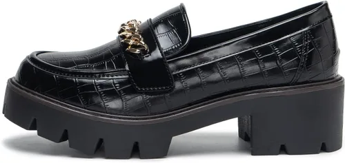 Miniatura 2 de Women's Loafers Slip Ons Replaceable Straps Chunky Platform Lug Sole Loafers Women Shoes Work Driving