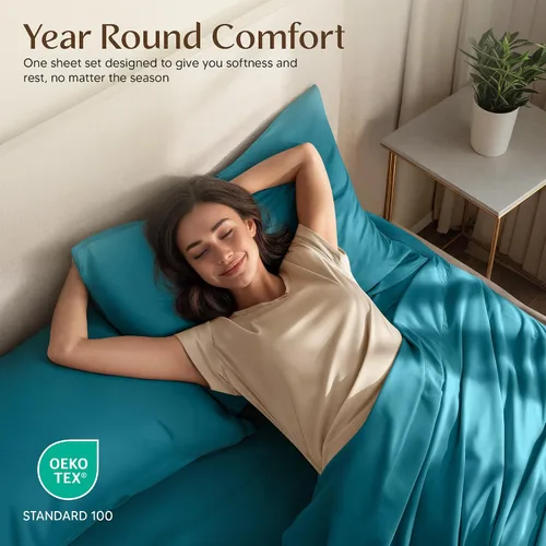Miniatura 383 de Utopia Bedding Juego de sábanas Queen – Sábanas de 4 piezas para cama tamaño Queen, microfibra suave y transpirable, incluye 1 sábana bajera, 1 Gris