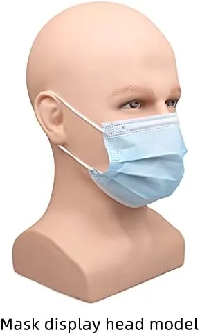 Miniatura 6 de Cabezas de maniquí para pelucas, cabeza de maniquí masculina para exhibición de máscara, cabeza de maniquí de hombre de espuma para pelucas