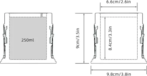 Miniatura 3 de Tarro de vela arquitectónica Molde de silicona con tapas de hormigón Panteón de vela Envase de fabricación de moldes de bricolaje Caja