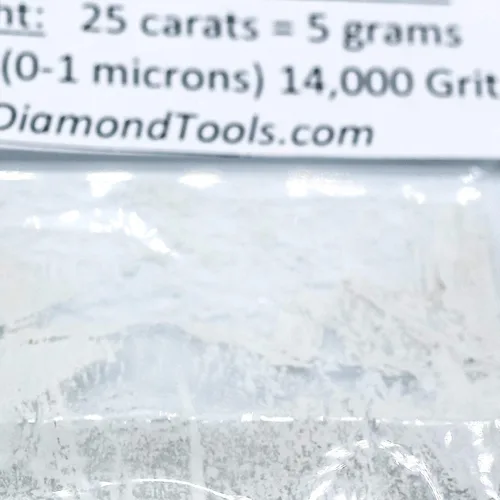 Miniatura 7 de TechDiamondTools Polvo de diamante para pulir vidrio, cuarzo, mármol, piedra, piedra, parabrisas, travertino, grano 14,000, grano 14,000, 0-1
