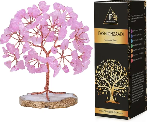 Miniatura 23 de FASHIONZAADI Árbol de la vida de 7 chakras, cristales y piedras curativas, regalos de cumpleaños para mujeres, árbol de cristal para energía