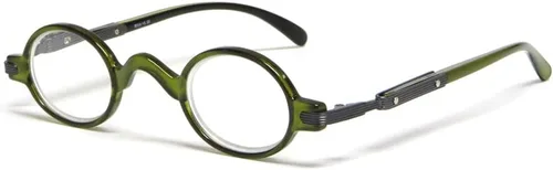 Miniatura 5 de Calabria R314/R501S - Gafas de lectura redondas de metal para hombres y mujeres, lentes de profesor, lectores vintage, estilo clásico, retro, moda