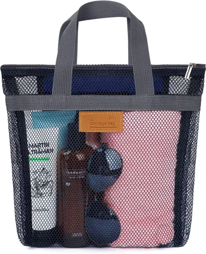 Miniatura 7 de EIMMBD Carrito de ducha portátil colgante con asa, organizador de ducha de viaje de gran capacidad para viajes, gimnasio, universidad
