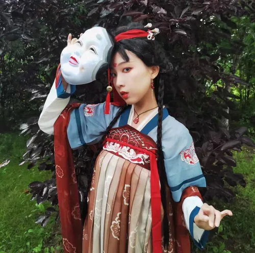 Miniatura 6 de Gmasking Prajna Hannya - Máscara japonesa de Noh Cosplay para adultos, fiesta de disfraces de Halloween