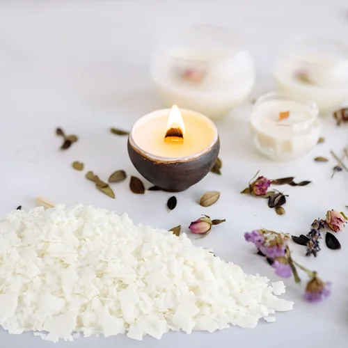 Miniatura 7 de Wfmolcand Suministros para hacer velas de cera de soja natural DIY - Hojuelas de cera de soja - Hecho de granja, sin aditivos, inofensivo y puro 2