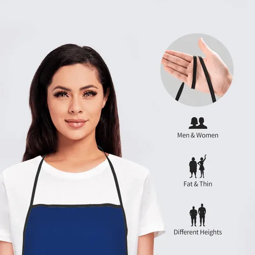 Miniatura 7 de Delantal de Hanukkah feliz ajustable para cocinar, babero de cocina para cocinar
