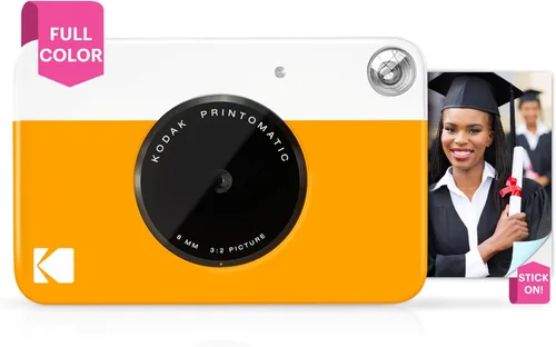 Miniatura 14 de KODAK Printomatic - Cámara digital de impresión instantánea a todo color, fotos coloridas en papel fotográfico adhesivo Zink de 2x3", 5MP, paquete