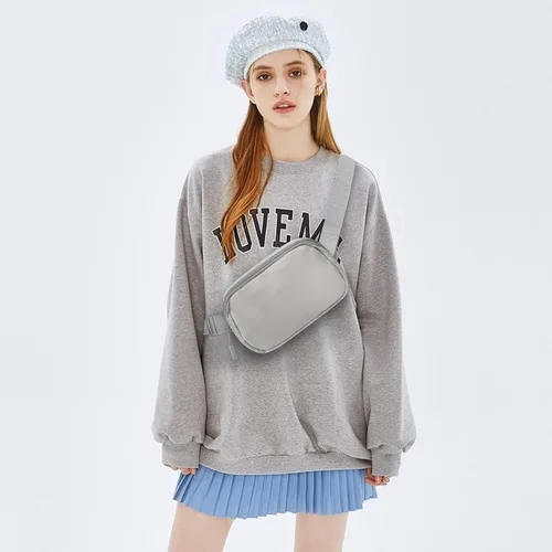 Miniatura 226 de Riñonera cruzada para mujeres y hombres, bolsa para cinturón para senderismo con correa ajustable, riñonera para correr, entrenamiento, deportes