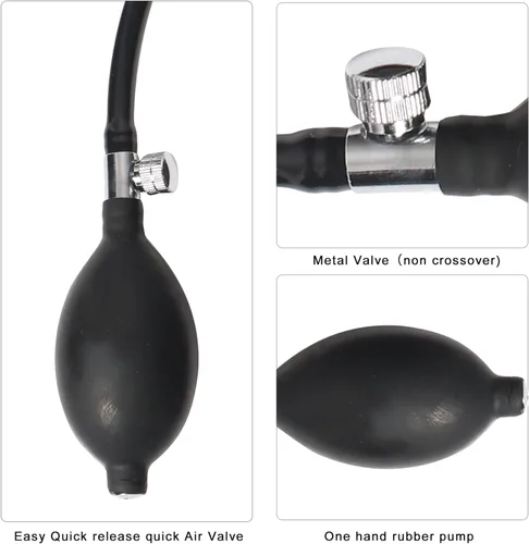 Miniatura 3 de Bolsa de aire en forma de cuña 2 piezas, espaciador de aire inflable con palancas, kit de bomba de aire en forma de cuña de grado comercial