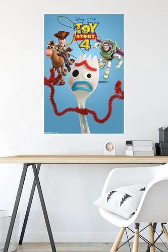 Miniatura 5 de Trends International Disney Pixar Toy Story 4 - Póster de pared de trío, 22.375 x 34 pulgadas, paquete de póster y clip