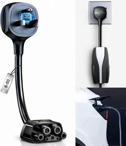 Miniatura 15 de Adaptador para Tesla NEMA 14-30, adaptador de cargador móvil Tesla solo para Gen 2 y 3, enchufe de 240 V y toma de corriente 14-30 a 24 amperios