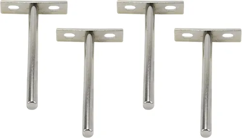 Miniatura 19 de Antrader Soporte de Estante Flotante Negro, 4 Piezas Soportes Ocultos de Estante de 2 Pulgadas Soporte Ciego de Estante Soportes Ocultos