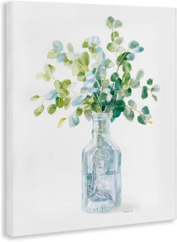 Miniatura 2 de Stupell Industries 'Flower Jar Still Life Painting', arte en lienzo, 16 x 20 pulgadas, fácil de colgar y resistente, fabricado en Estados Unidos