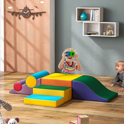Miniatura 7 de Betterhood Bloques de escalada - Juego de actividad de espuma suave para niños - Equipo de gimnasia de sofá suave para niños pequeños para gatear