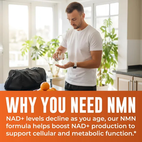 Miniatura 3 de Left Coast Performance Suplemento NMN de 500 mg para apoyo NAD+ – Mononucleótido de nicotinamida para un envejecimiento saludable, energía celular