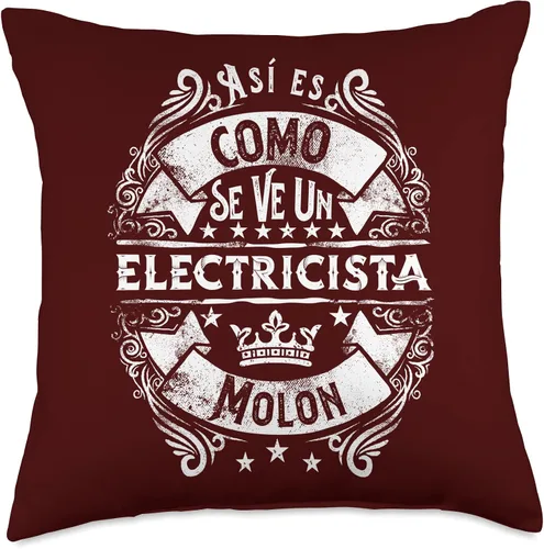 Miniatura 4 de Regalo Original Electricista Regalos Graciosos Un Electricista Molon Divertido Humor para Hombre Originales, 16 x 16 pulgadas, multicolor