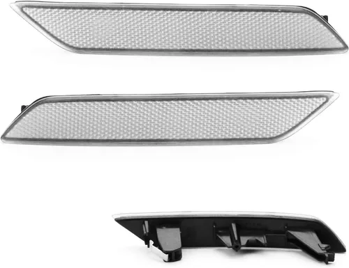 Miniatura 7 de iJDMTOY Lentes reflectoras de parachoques trasero de lente transparente compatibles con Honda Civic Sedan 2013-2015 9ª generación, ensamblaje LH RH