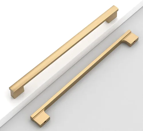 Miniatura 18 de Paquete de 12 tiradores para gabinete de 4 pulgadas (102mm) de níquel satinado cepillado, accesorios para gabinetes de cocina, cajones, cómodas
