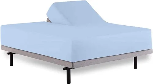Miniatura 2 de Juego de sábanas Flex Cal- King de cabeza dividida para cama ajustable, sábanas de algodón egipcio de 600 hilos, transpirables, 32 sábanas