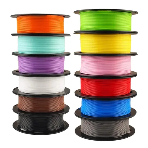 Miniatura 21 de MIKA3D Paquete de 6 carretes de filamento bicolor para impresora 3D de 1.75mm, filamento de seda PLA para impresión 3D, 6 carretes – seda