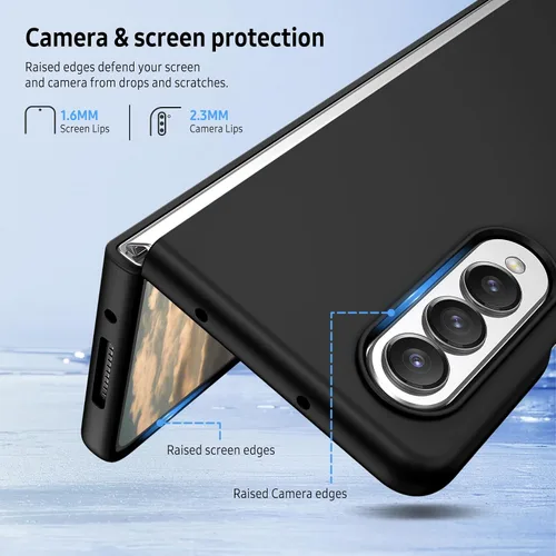 Miniatura 7 de Funda para Samsung Galaxy Z Fold 4, funda de silicona para Galaxy Z Fold 4 de silicona suave líquida Slim Fit a prueba de golpes Funda protectora