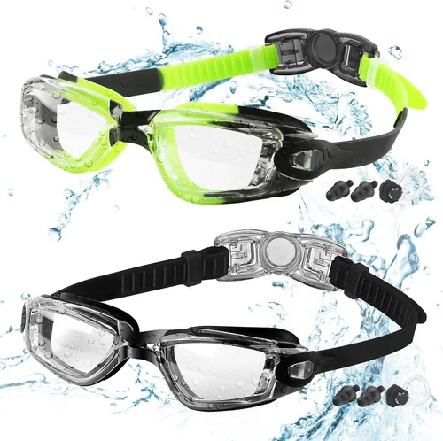 Miniatura 10 de COOLOO - Gafas de natación para niños, paquetes de 2 gafas de natación para niños y niñas de 4 a 16 años