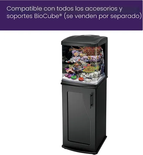 Miniatura 7 de Coralife BioCube, kit de acuario, tanque nano, iluminación LED personalizable, para ambientes de agua salada y agua dulce, 16 galones