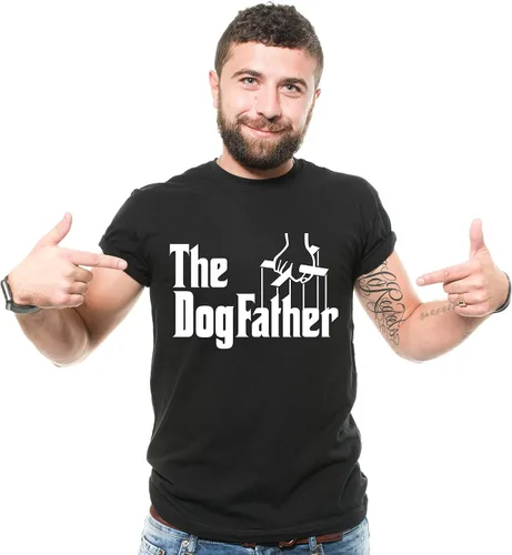 Miniatura 4 de Silk Road Tees Camiseta Dogfather para amantes de mascotas