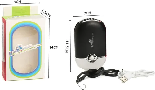 Miniatura 3 de Alluring Mini ventilador, soplador de aire recargable USB para secar pegamento para extensiones de pestañas (rosa)