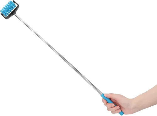 Miniatura 9 de Rodillo de masaje de espalda, masajeador de rodillo de rascar ajustable, para hombres y mujeres, para aliviar el dolor muscular en el hogar