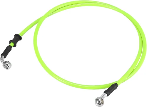 Miniatura 24 de Motoforti Universal 40 cm 15.75" Manguera de Aceite para Freno y Embrague de Motocicleta, Tubo de Línea Hidráulica Reforzada, Acero Inoxidable Negro