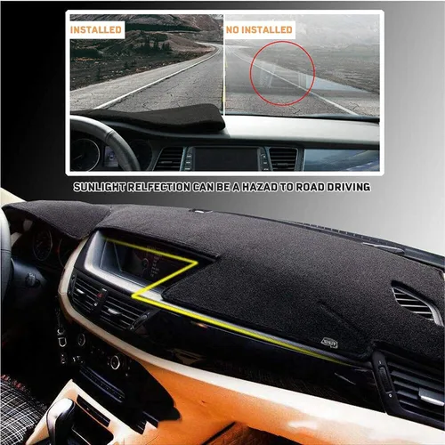 Miniatura 6 de MODIGT Alfombrilla para cubierta de salpicadero Compatible con Nissan Altima 2007 2008 2009 2010 2011 2012 Nissan Altima Sedán Coupé Protector