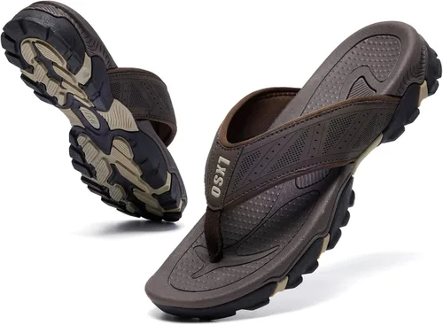 Miniatura 2 de Flip Flops for Men Beach Thong Sandals with Arch Support Water Resistant Slippers Shower Shoes