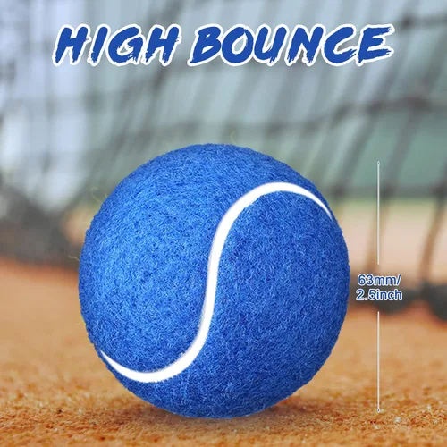 Miniatura 2 de Vinsot Paquete de 24 pelotas de tenis a granel, pelotas de presión estándar para entrenar jugadores principiantes jóvenes, pelota de ejercicio