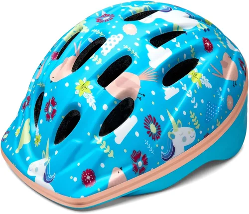 Miniatura 17 de OutdoorMaster Casco de bicicleta para niños, desde niños pequeños hasta jóvenes, casco de seguridad ajustable de unicornio para niños (edad 3-15)