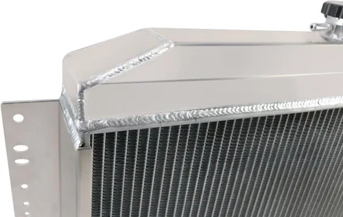 Miniatura 7 de ALLOYWORKS Radiador de aluminio de 4 filas para Jeep Cherokee Wagoneer J10 J20 J-2500 J-2600 5.9 6.6L V8 GAS All Aluminum Radiator. Superior