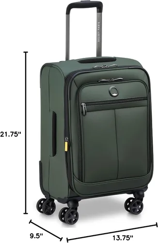 Miniatura 10 de DELSEY Paris Sky Lite Softside - Maleta expandible con ruedas giratorias, Verde, Sky Lite Softside - Maleta expandible con ruedas giratorias