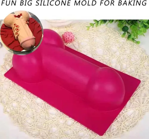 Miniatura 3 de Moldes para pene, molde de silicona para polla, molde de silicona para pastel de chocolate para panes caseros, pastel de carne, quiche (10 pulgadas)