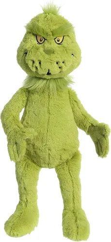 Miniatura 5 de Aurora® Figura de Dr. Seuss™ Grinch de Peluche - Peluche Oficialmente Licenciado para Juego Imaginativo - Perfecto para Niños y Adultos - Verde 50.8