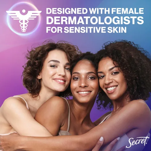 Miniatura 8 de Secret Desodorante en barra de cuerpo entero para mujer, aroma a lila y lirio, desodorante sin aluminio, protección contra olores 72 HR, 2.4 onzas