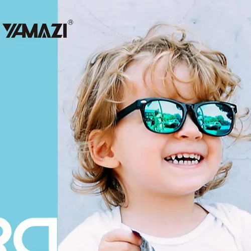 Miniatura 6 de Lentes de sol para niños y niñas, lentes de sol irrompibles para niños pequeños, protección UV, lentes de sol polarizados para niños de 3 a 10 años