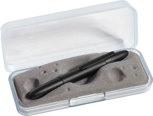 Miniatura 16 de Bolígrafo en forma de bala Fisher Space, con acabado en cromo y en caja de regalo., Cromado