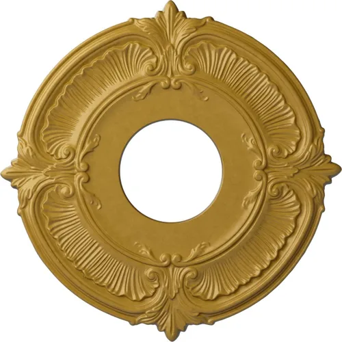 Miniatura 46 de Ekena Millwork CM12ATCGS Medallón de Techo Attica (Se Adapta a Doseles de hasta 3 1/2"), Pátina Verde Cobre Pintada a Mano