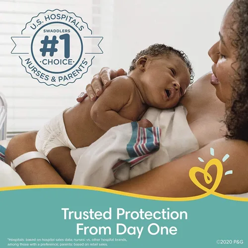 Miniatura 6 de Pañales para bebé, talla 3, 168 unidades – Pampers Swaddlers, suministro de un mes (el embalaje y las impresiones en los pañales pueden variar)