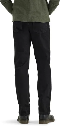 Miniatura 3 de Wrangler Authentics - Pantalones de mezclilla clásicos de 5 bolsillos, ajuste regular, para hombre de algodón